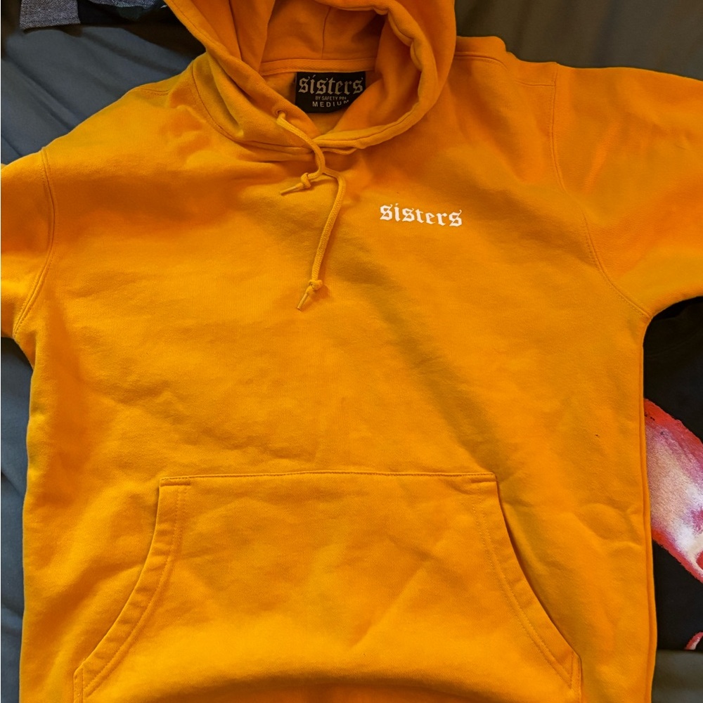 Never worn James Charles Sisters Yellow Hoodie